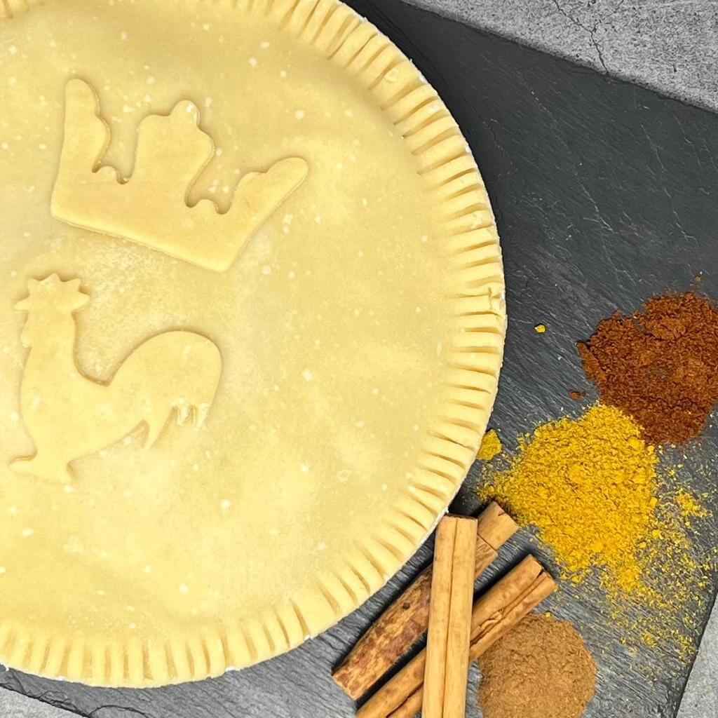 coronation chicken pie