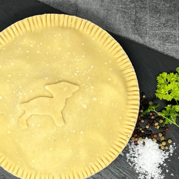 Our handmade lamb hotpot pie