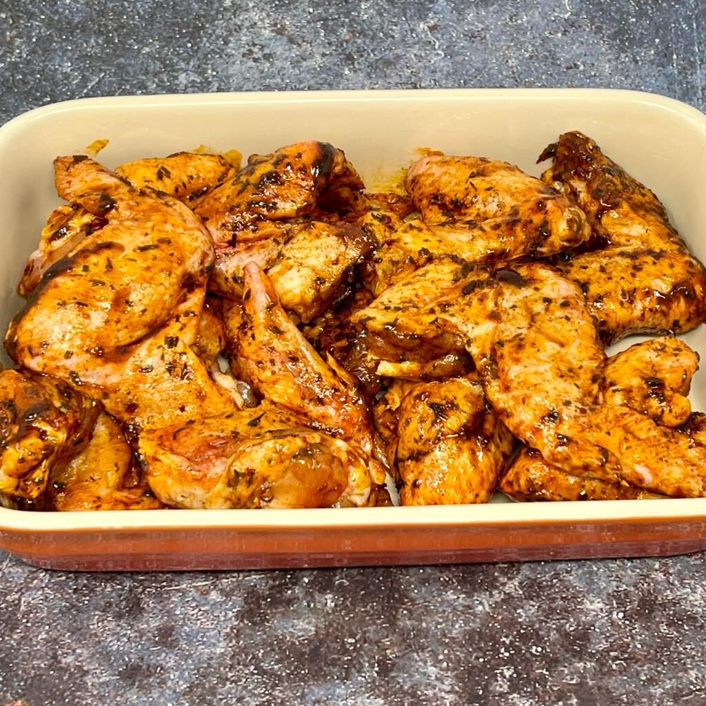 marinated chicken wings