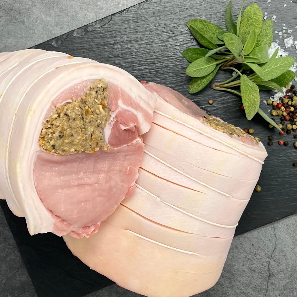 Stuffed pork loin